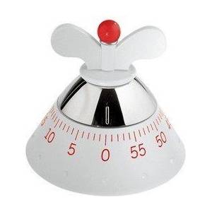 A di Alessi Таймер Kitchen Timer Achromatics бял (a09 w)