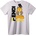 NOONEBRAND Тениска Garfield обича Рим - L, White
