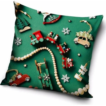 TipTrade vianočná Drevený vláčik 40 x 40 cm