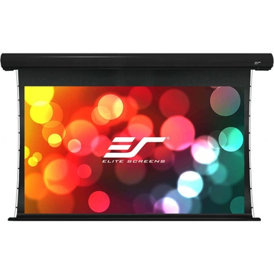 Elite Screens РАЗПЕЧАТАНО Електрически прожекционен екран, 299 x 168 см, обтегнат, EliteScreens Saker SKT135UHW-E6, формат 16: 9, 12V спусък