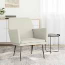 vidaXL 351412 krémové samet