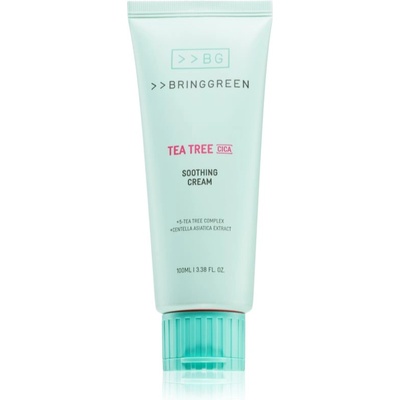 BRINGGREEN Tea Tree Cica Soothing Cream Plus интензивно подхранващ крем с успокояващ ефект 100ml