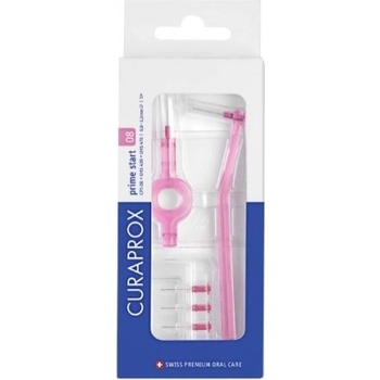 Curaprox CPS 08 Prime Start medzizubné kefky 5 ks + držiaky UHS 409 a UHS 470