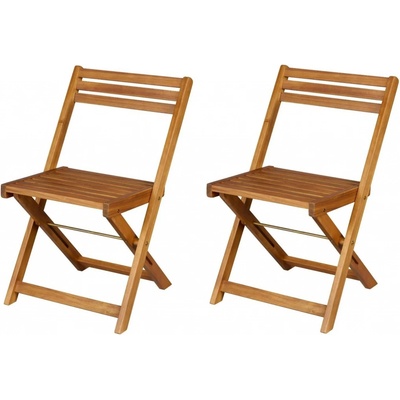 LIVARNO home Skládací židle Sevilla, akácie, 2 kusy