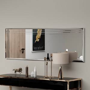 ASIR GROUP Стенно огледало TRIO 120 x 40 см, хром (AS1769)