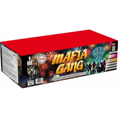 Ohňostroj Baterie výmetnic MAFIA GANG 200 ran 1 1 TARRA pyrotechnik BAT20020J