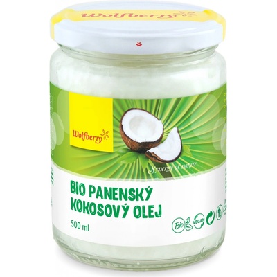 Wolfberry Panenský kokosový olej BIO 0,5 l – Zboží Dáma