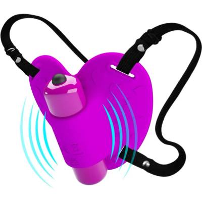 Клитор стимулатор с презрамки, 10 режима - Heartbeat Massager (DEBRA01581)