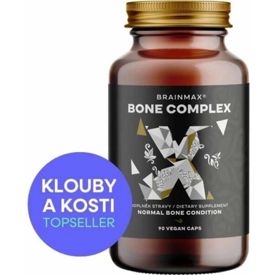 BrainMax Bone Complex podpora zdraví kostí 90 rostlinných kapslí