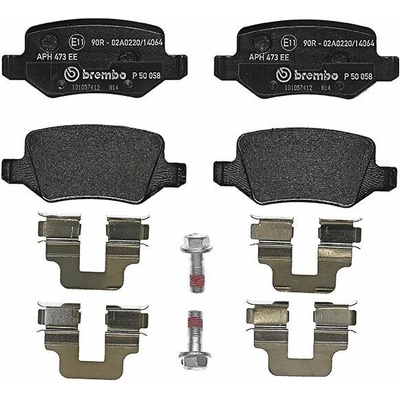 Sada brzdových platničiek kotúčovej brzdy BREMBO PRIME LINE P 50 058