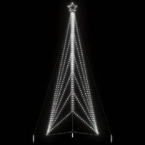 vidaXL LED коледна елха 861 светодиода студено бяло 478 см (4016425)