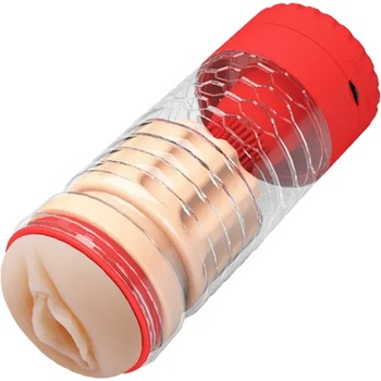 Image 1 of LyBaile Вибро мастурбатор с формата на вагина "pretty love emily red" 18 см