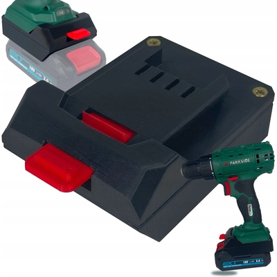 P4U ADAPTÉR PREVODNÍK Z PARKSIDE X20V NA BATÉRIU AKUMULÁTORA ERBAUER EXT 18V