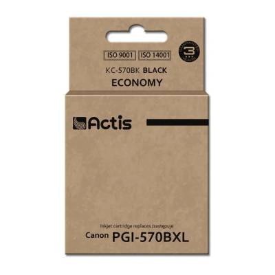 Actis Мастило Actis KC-570Bk (заместител за Canon PGI-570Bk, стандартно, 22 ml, черно) (KC-570Bk)