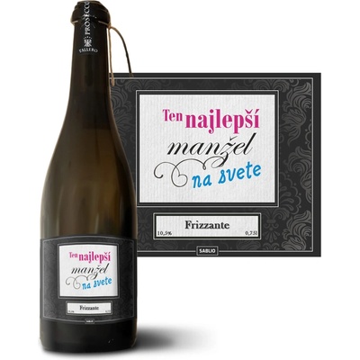 Sablio Ten najlepší manžel na svete Prosecco biele suché šumivé víno 10,5 % 0,75 l (holá fľaša)