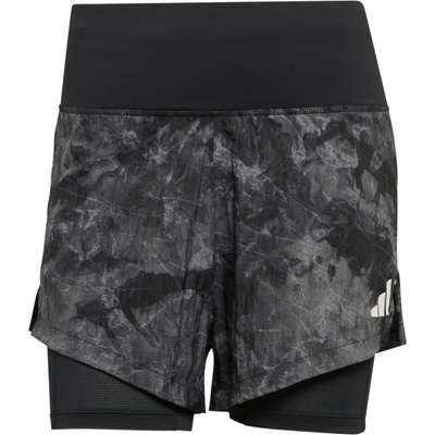 adidas Дамски шорти за бягане adidas Women's Adi365 Spray Dye 2in1 Shorts Running shorts - Grey Four (112-4470-0214)