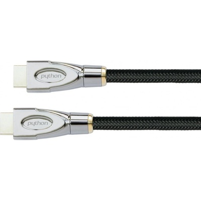 Python HDMI« 2.1 8K UHD-2 Nylongeflecht Black 2m