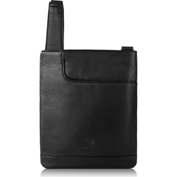 Paolo Peruzzi kožená dámska taška Vintage T-60-BL čierna T-60-BL