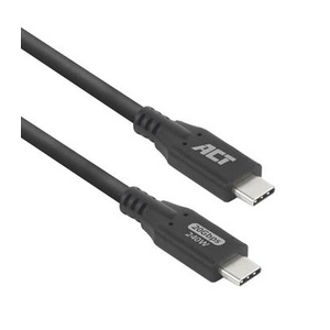 ACT Кабел USB-C - USB-C, 2 м / USB4, 20Gbps, 240W (AC7422) - hits