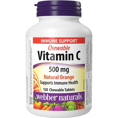 Webber Naturals Vitamin C 500 mg natural orange 120 tablet