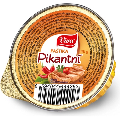Viva Carne Paštika pekelníkovy tousty 48g