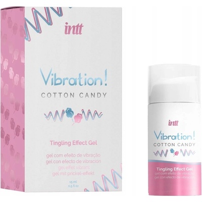 intt Vibration! Cotton Candy Tingling Effect Gel 15 ml – Zboží Dáma