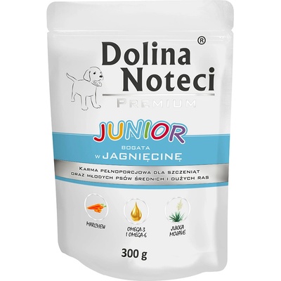 Dolina Noteci Premium Junior bohatá na jehněčí 10 x 300 g