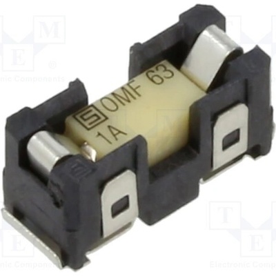 SCHURTER 3422.0009.11 Pojistka: tavná; 1A; 63VAC; 63VDC; SMD; OMK 63; měď; pocínovaný
