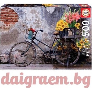Image 1 of Educa Пъзел educa 17988- 500 части - Колело с цветя (edu17988)