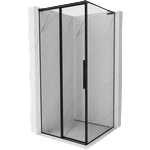 Mexen Rox L плъзгаща се лява душ кабина 120 x 120 cm, черна рамка, черна - 8C2L-120-120-70-70-L (8C2L-120-120-70-70-L)