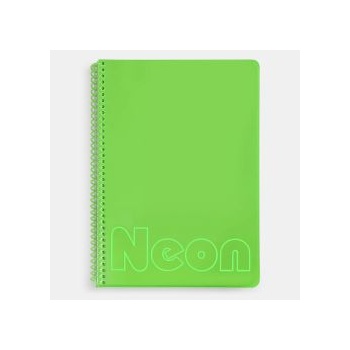 Sentio Тетрадка със спирала A4 Neon Green 80 листа