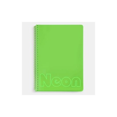 Sentio Тетрадка със спирала A4 Neon Green 80 листа