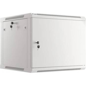 Lanberg Комуникационен шкаф, Lanberg rack cabinet 19" wall-mount 9U/600x600 for self-assembly with metal door grey (flat pack) (WF01-6609-00S)
