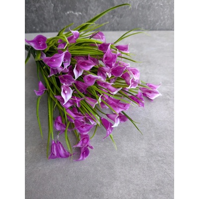 lacne-dekoracie.sk Kytička Mini Kala 103F 40cm fialová