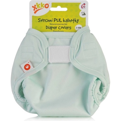 Kikko Svrchní PUL kalhotky XKKO Newborn Pastel Mint