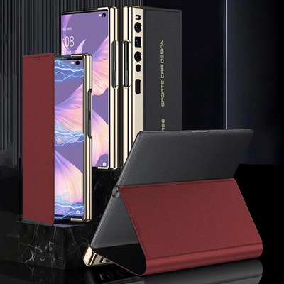 Huawei Калъф GKK за Huawei Mate Xs 2 - кожен калъф с електроплейтинг покритие, различни цветове