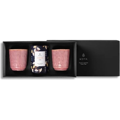 MOYA SADA SYPANÉHO ČAJE KUKICHA 60 g & 2 HRNKY BOTAN 200 ml