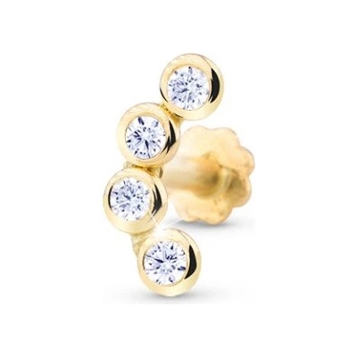 Zodiax zlatý piercing 3445