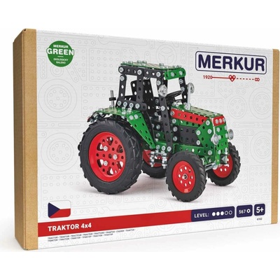 Merkur Traktor 4x4 zelený – Zbozi.Blesk.cz