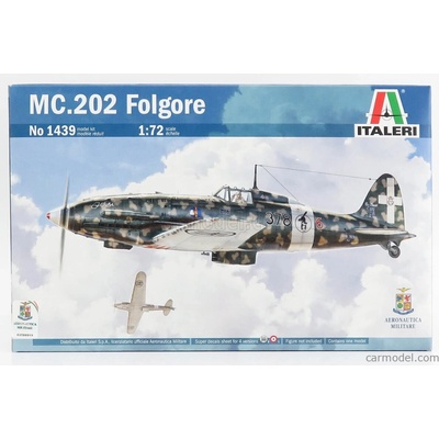Italeri Aermacchi Mc.202 Folgore Vojenské lietadlo 1943 1:72 /
