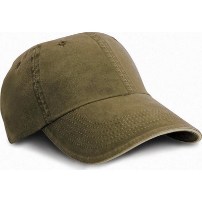 Result Headwear z tenkej bavlny Olive/Stone