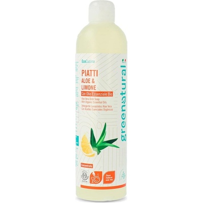 Greenatural Prostriedok na umývanie riadu aloe vera a citrón 500 ml