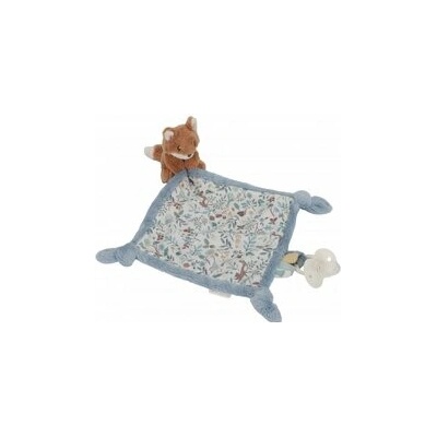 Little Dutch Forest Friends Cuddle Cloth uspávačik so sponou blue 1 ks