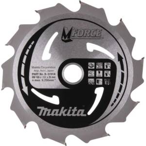 Makita нож за дърво MFORCE 165x2x20 мм 10 зъба B-31918 (B-31918)