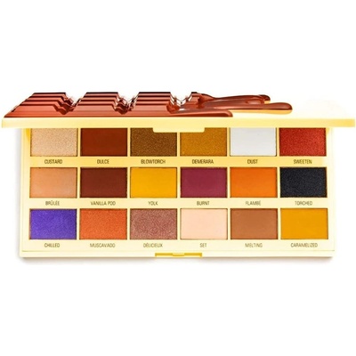 Revolution Beauty Creme Brulee Chocolate Palette Сенки палитра 200gr