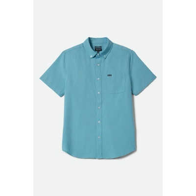 Brixton košela Sanford Oxford krátky rukáv woven blue Aura