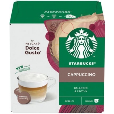 Starbucks Nescafé Dolce Gusto Cappuccino kávové kapsle 6 ks