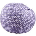 PUFRELAX Барбарон 600л. King Size, Zippity Purple, Перящ се калъф, Пълнеж с микс от мемори пяна и дунапрен, Гама Premium (PUF-M-K-PT-ZIP) - topmarket