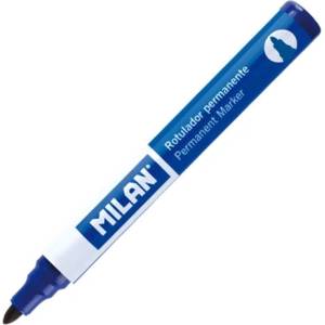 MILAN Маркер Milan, син, 4 mm, перманентен