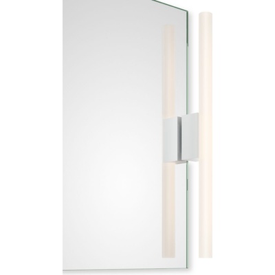 DECOR WALTHER Лампа над огледалото Omega Clip On бяло-матова (0402250)